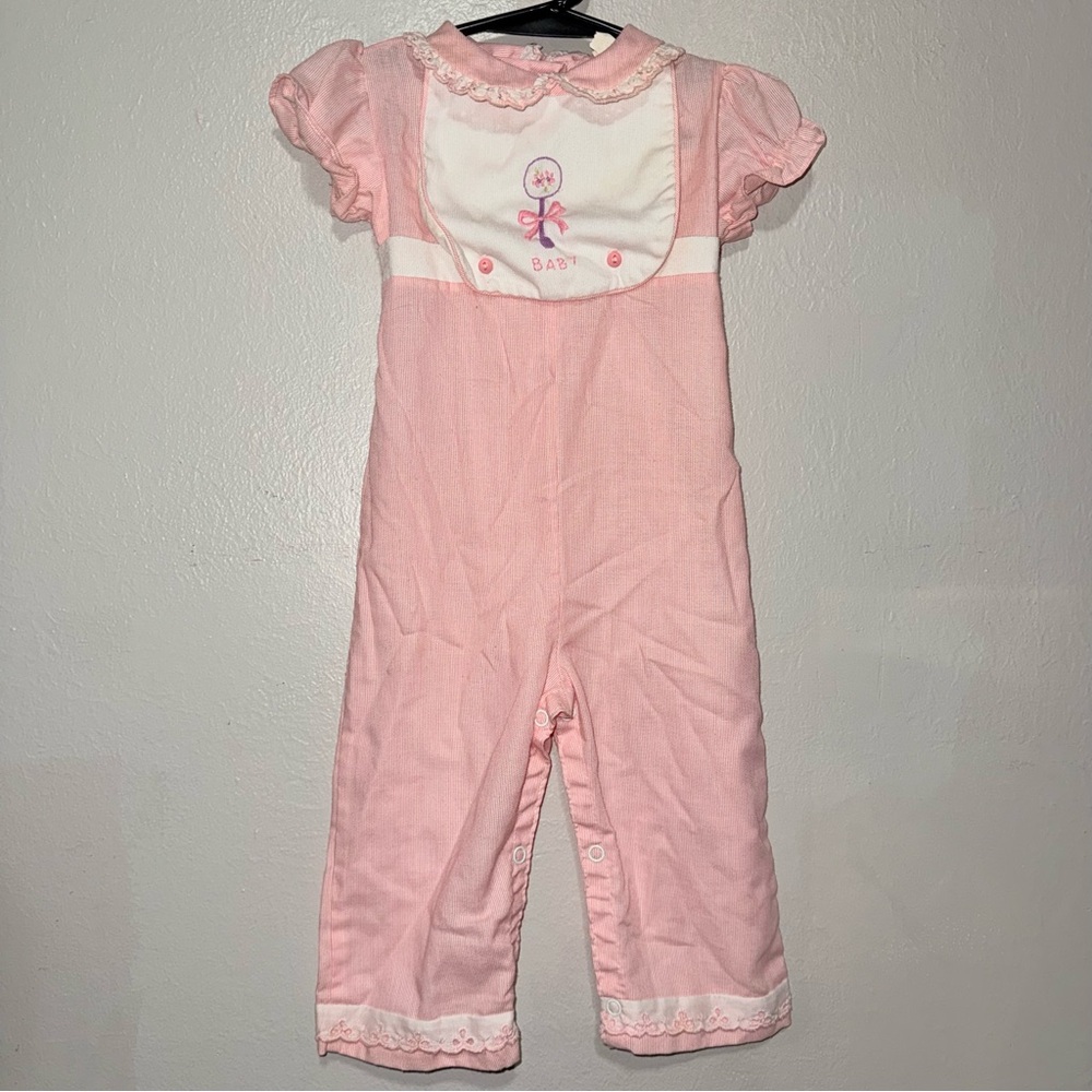Vintage baby girl romper